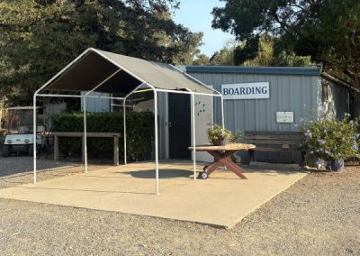 Dog boarding kennel at Big Basin Dogs in Modesto ca